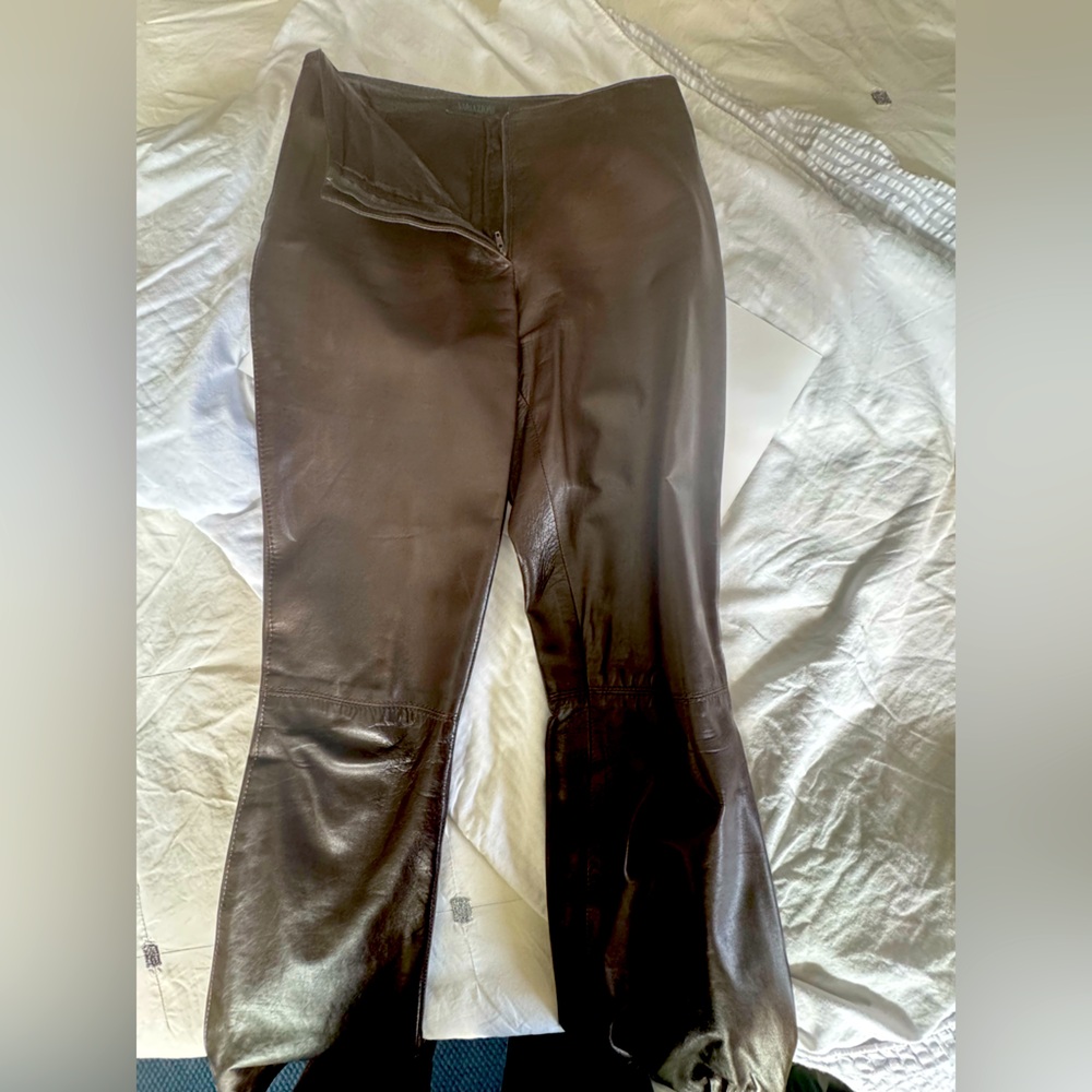 Genuine soft leather pants